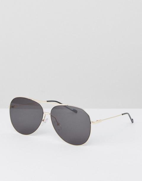 Jeepers Peepers Aviator Sunglasses In Gold