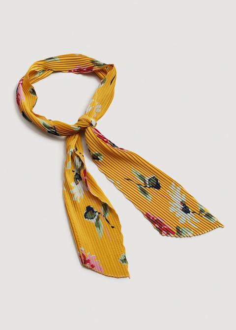 Pañuelo Plisado Floral