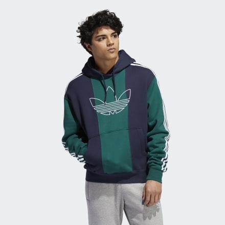 sudadera con capucha trefoil adidas