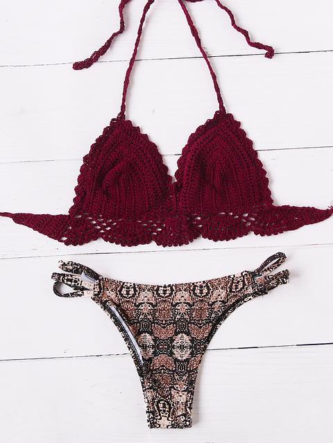 Sets De Bikini Triángulo De Croché