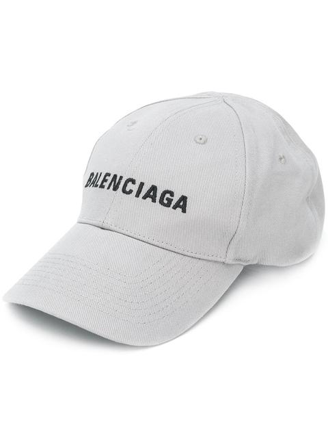 Balenciaga Casquette À Logo Brodé - Gris