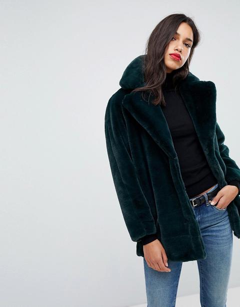 Vero Moda - Pelliccia Sintetica Oversize - Verde