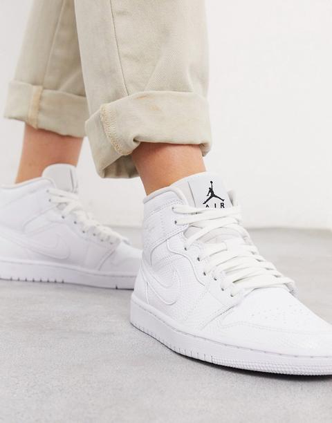 Zapatillas De Deporte En Blanco Air Jordan 1 Mid