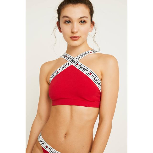 Tommy Hilfiger Red Cross-strap Bralette Urban Outfitters on 21 Buttons