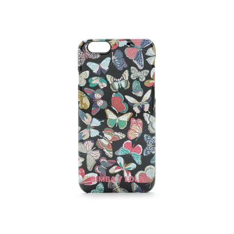 Funda Iphone 6 Mariposas Negra