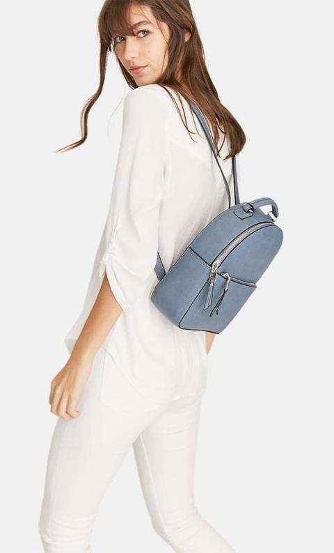 Zaino Con Manici Celeste