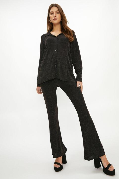 Coast Metallic Fleck Jersey Skinny Flare Trouser -