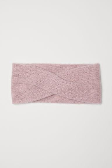 H & M - Fascia Per Capelli In Cashmere - Rosa