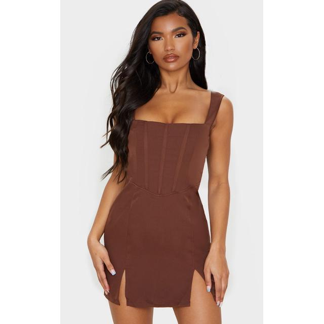 chocolate bodycon dress