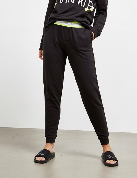 womens black calvin klein joggers