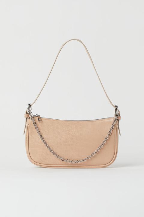 Small Shoulder Bag - Beige