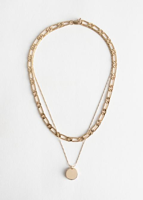 Pendant Multi Chain Necklace