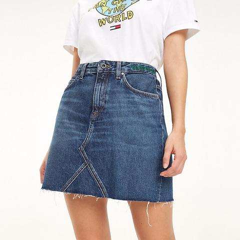 Gonna Denim In Cotone Riciclato