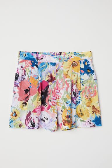 H & M - Shorts Fantasia - Bianco