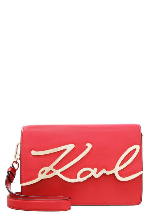 Karl Lagerfeld Bandolera Cherry