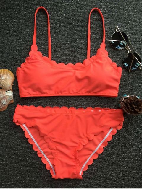 Scallopped Set Bikini