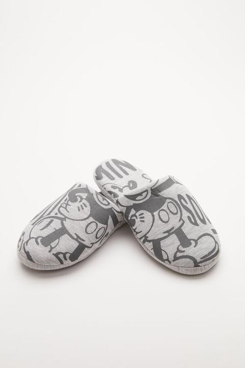 Zapatillas Mickey Mouse Gris