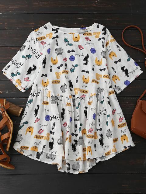 Smock Top Della Pittura Del Fumetto
