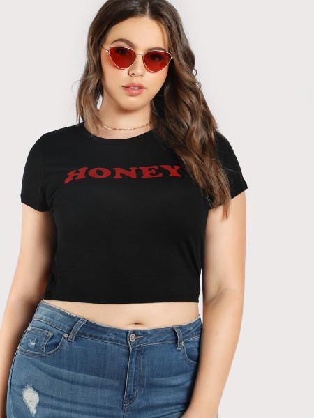 Camiseta Corta Con Honey