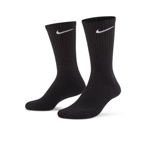 Nike Everyday Cushioned Training Crew Socks (3 Pairs) - Black