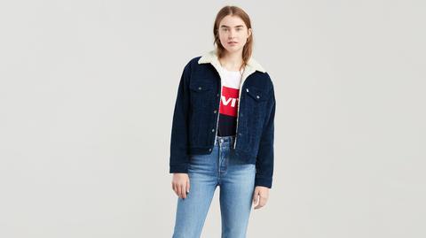 "ex-bf Sherpa Trucker Jacket"