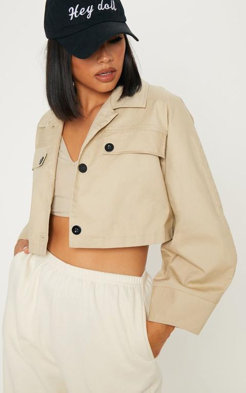 Stone Crop Wide Sleeve Utility Jacket