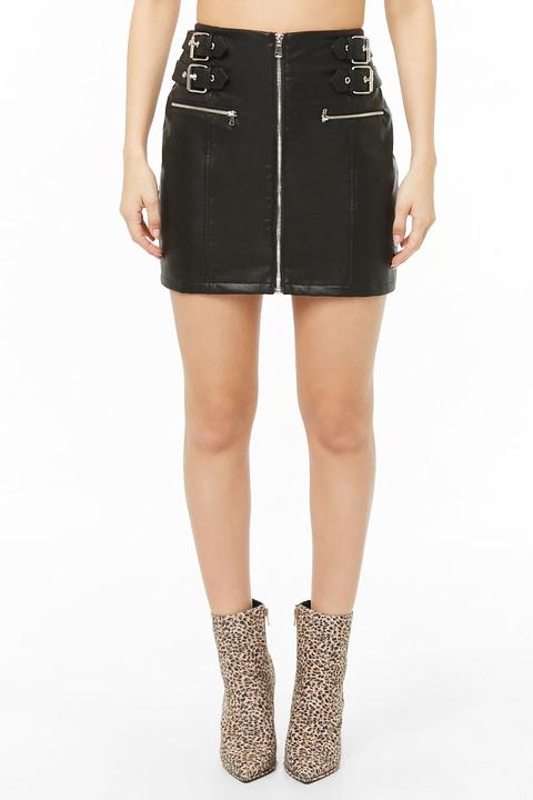 black fringe skirt forever 21