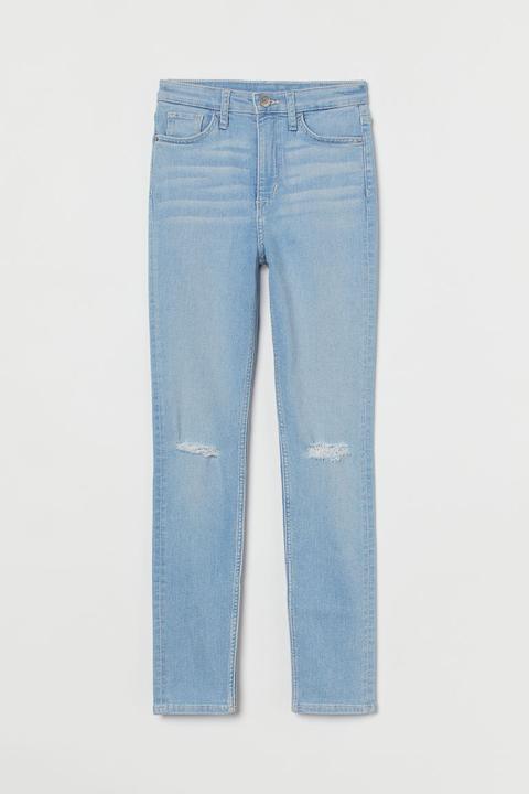 Skinny Fit High Stretch Jeans - Azul