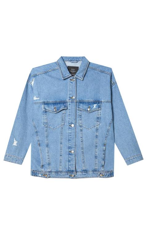 Cazadora Denim Oversize