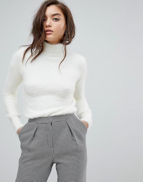 Jersey De Cuello Alto De Punto Esponjoso De River Island