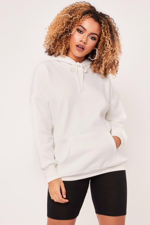 Holly White Oversized Hoodie