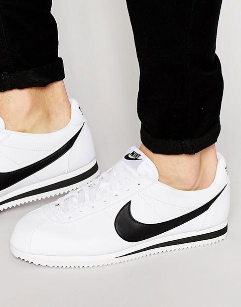 Nike - Cortez - Sneakers Bianche In Pelle 749571-100 - Bianco