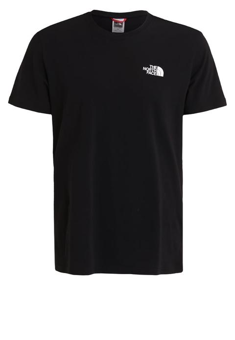 The North Face Red Box Tee Tshirt Con Stampa Black