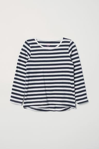 H & M - Maglia A Righe - Blu