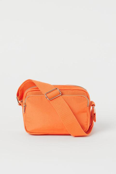 Bolso Bandolera De Nailon - Naranja