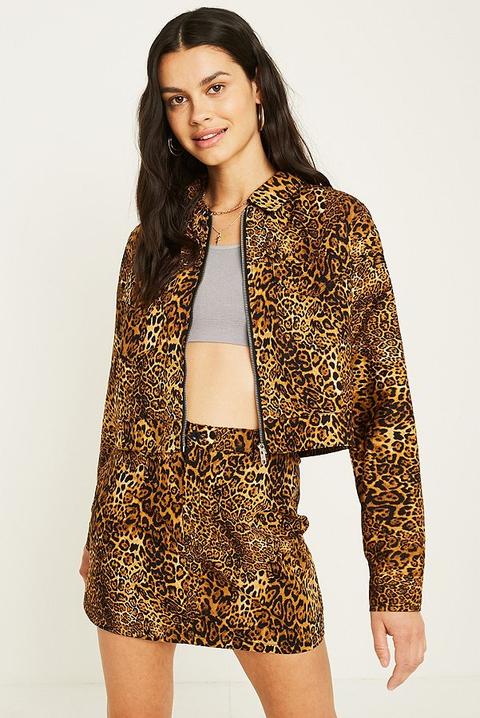 Urban Renewal Vintage Remnants Leopard Pint Jacket