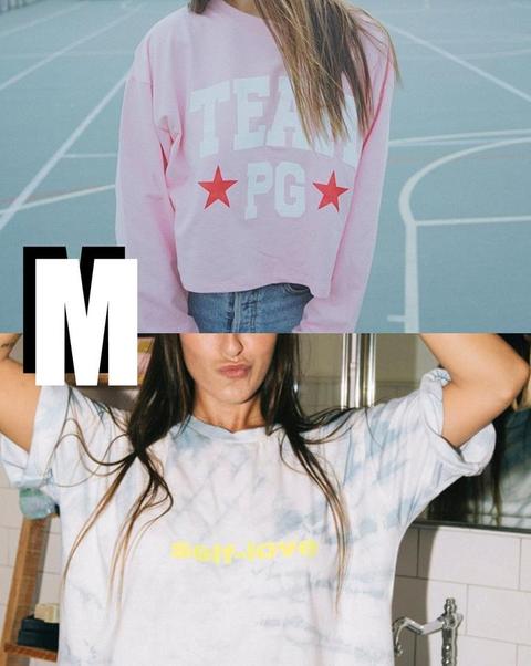 Self Love Blue + Team Pg Pink Sweatshirt