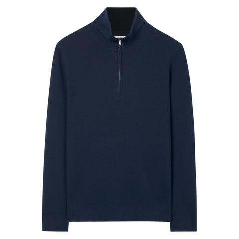 half zip turtleneck