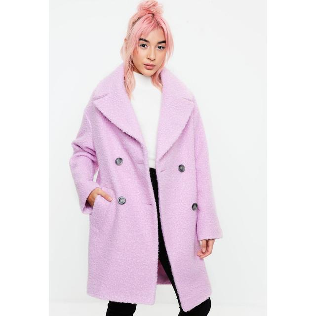 Missguided shop boucle coat