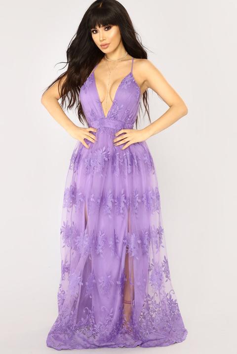 lavender dress fashion nova