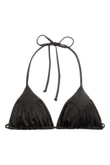 Top De Bikini De Triángulo - Negro