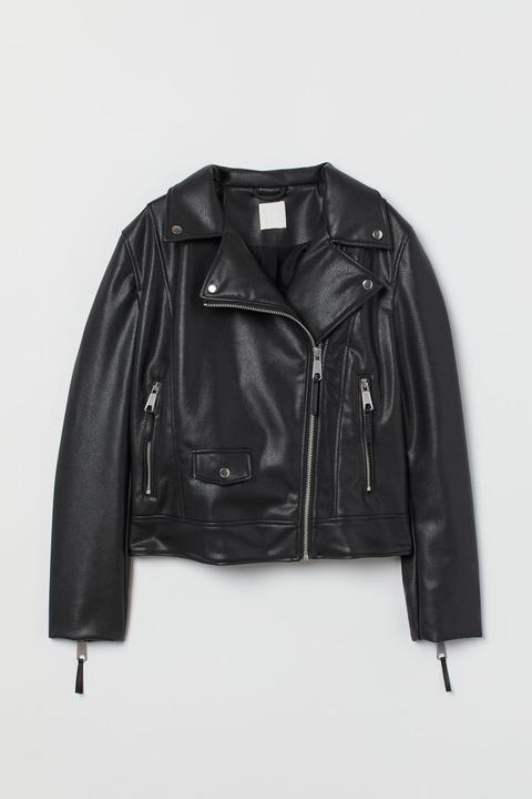 Cazadora Biker - Negro