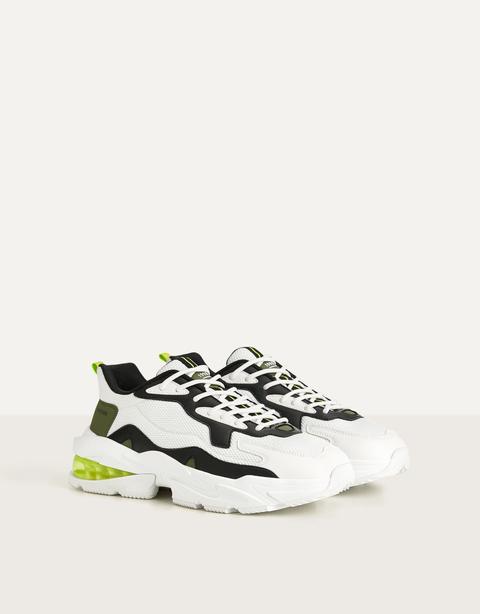 Deportivas Combinadas Rejilla Hombre