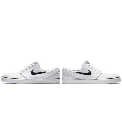 Nike Sb Zoom Stefan Janoski Canvas Zapatillas De Skateboard - Hombre - Blanco