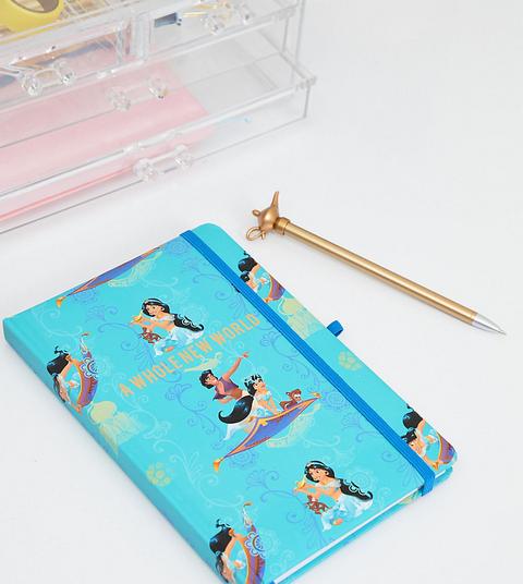 Set De Regalo Con Cuaderno Y Bolígrafo Jasmine & Aladdin De Disney-multicolor