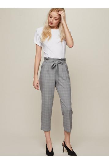 miss selfridge petite paperbag trousers