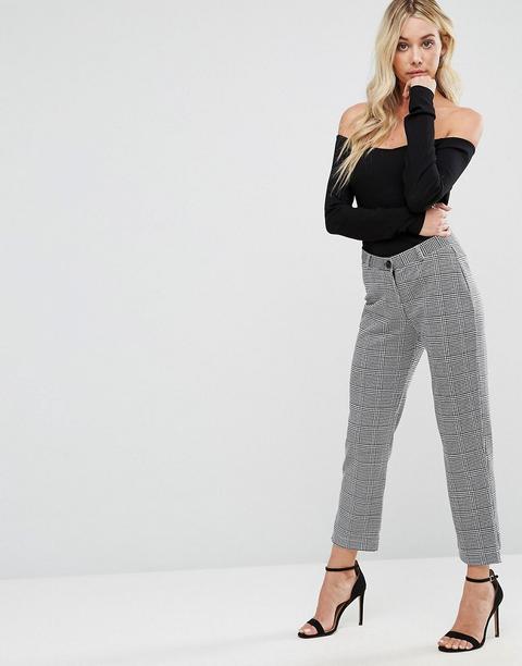 Boohoo - Pantaloni A Quadri Sartoriali - Multicolore