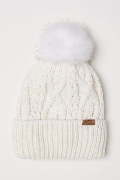 Gorro De Punto - Blanco