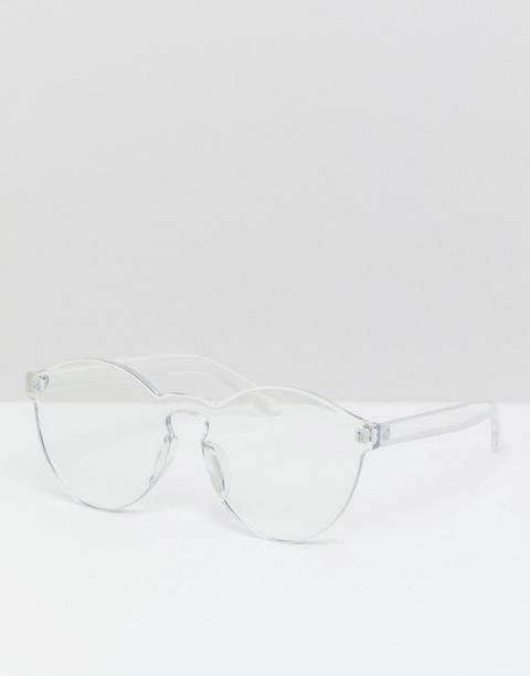 7x Retro Clear Frame Glasses - Clear