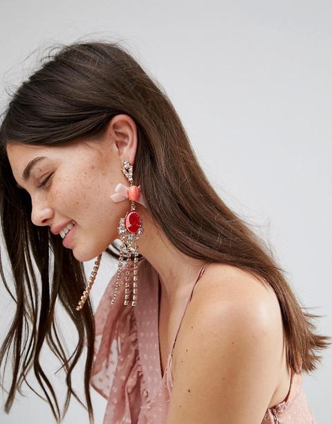 Pendientes Con Flecos Para Ocasiones Especiales Cameo De Asos